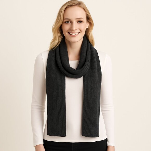 Barefoot Dreams CozyChic Ribbed Wrap Scarf | Ultra Soft Open Front Shawl - Picture 1 of 1